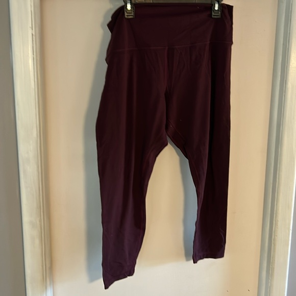 Lululemon burgundy align legging size 18 - Picture 1 of 4